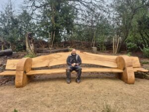 Oak Bench handcrafted Shugborough Estate